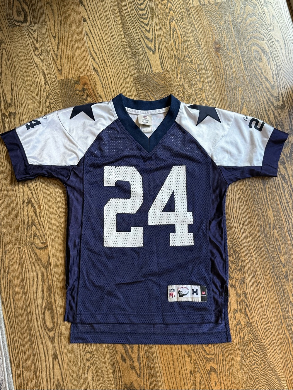 Reebok NFL Kids Barber Cowboys Football Jersey - Vintage Collection #24
